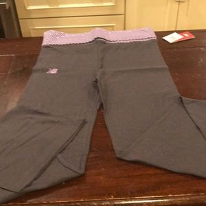 NWT NEW BALANCE FOLD OVER PANTS
